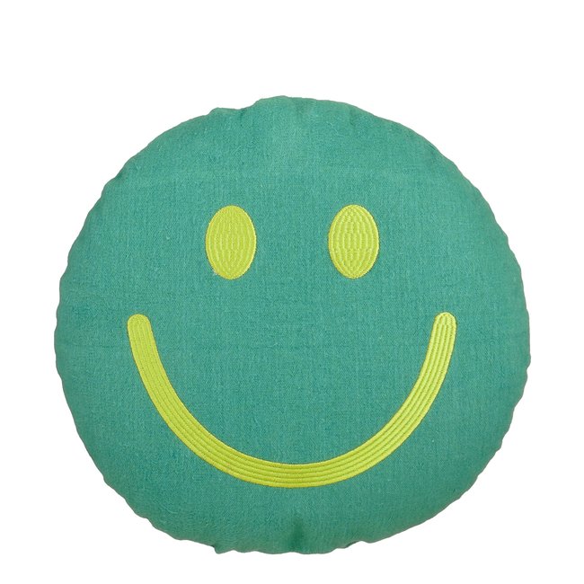 Coussin décoratif vert <span itemprop=