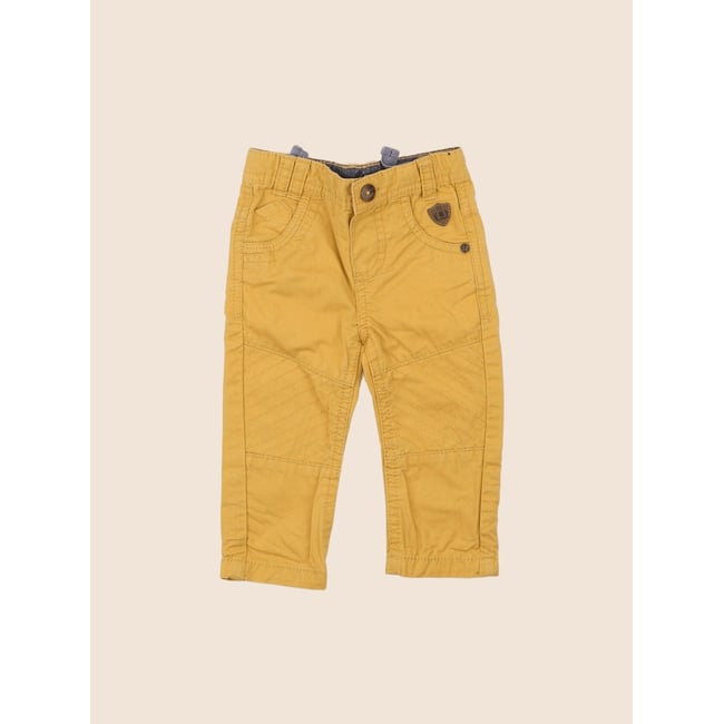 Pantalon - Très bon état jaune <span itemprop=