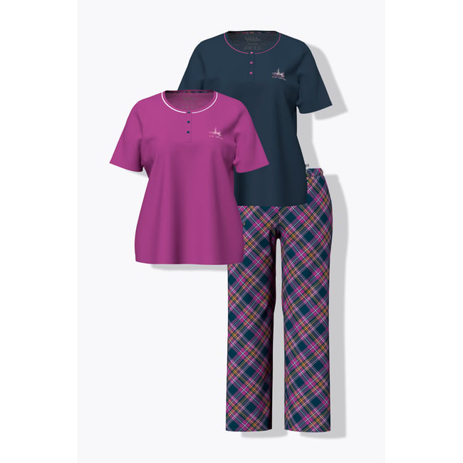 Pyjama trois pièces baie <span itemprop=