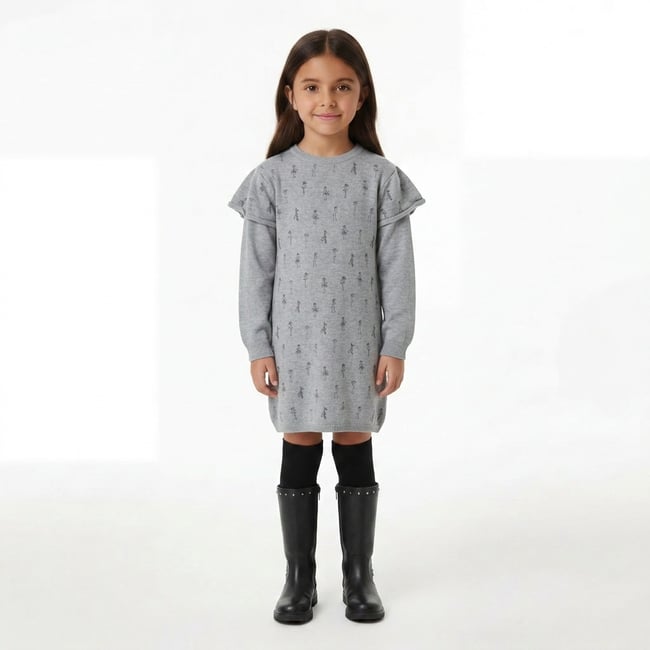 Robe  - Très bon état gris <span itemprop=
