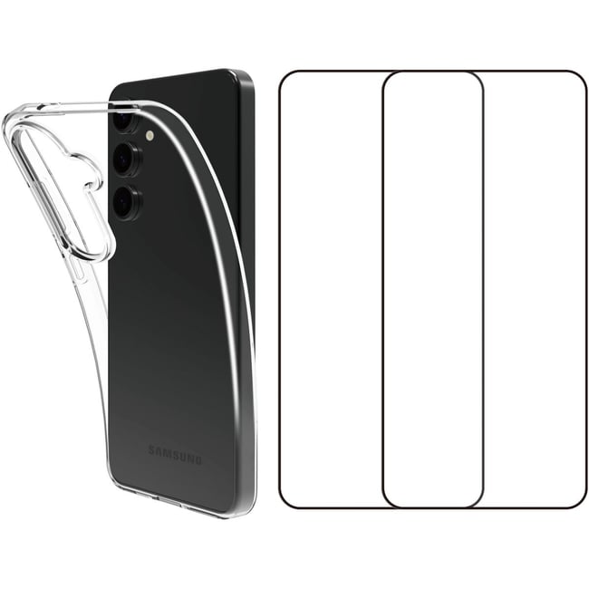 Pack Samsung S25+ Coque + verre trempé - ESSENTIEL B