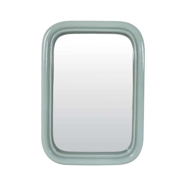 Miroir color rectangulaire 15,5x22cm Couleur bleu <span itemprop=