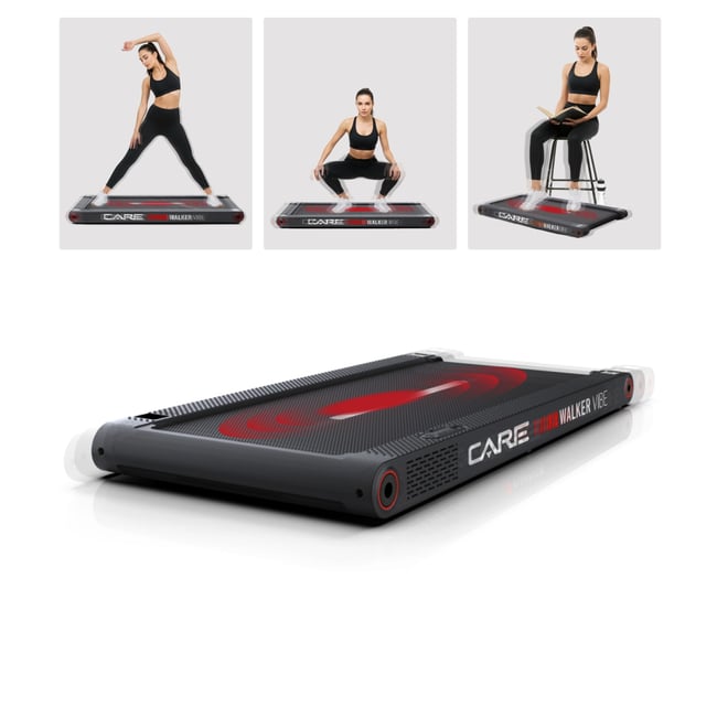Tapis - CARE - WALKER VIBE - 6 km/h et vibrant noir <span itemprop=