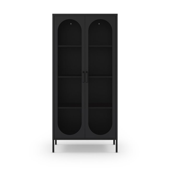 Vaisselier 2 portes en métal H170cm - Zio - DRAWER