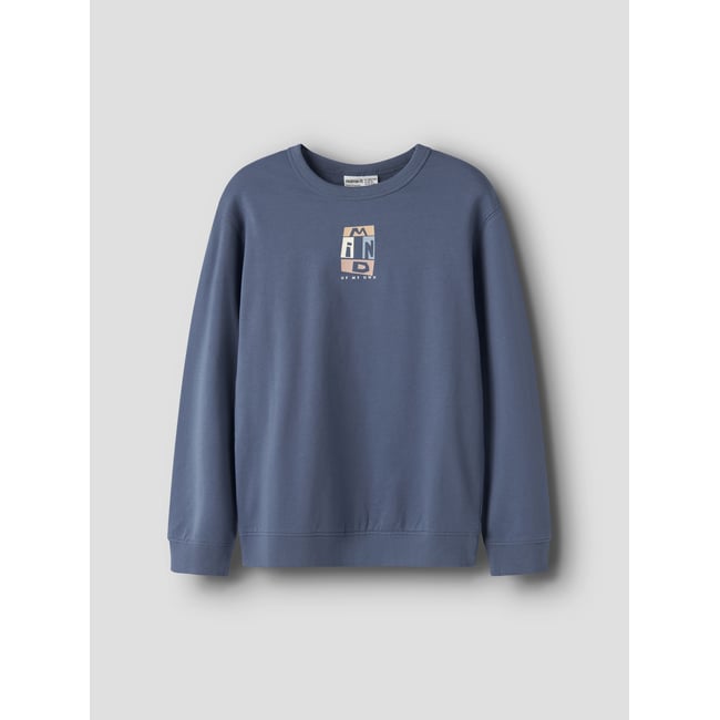Sweat-Shirt vintage indigo <span itemprop=