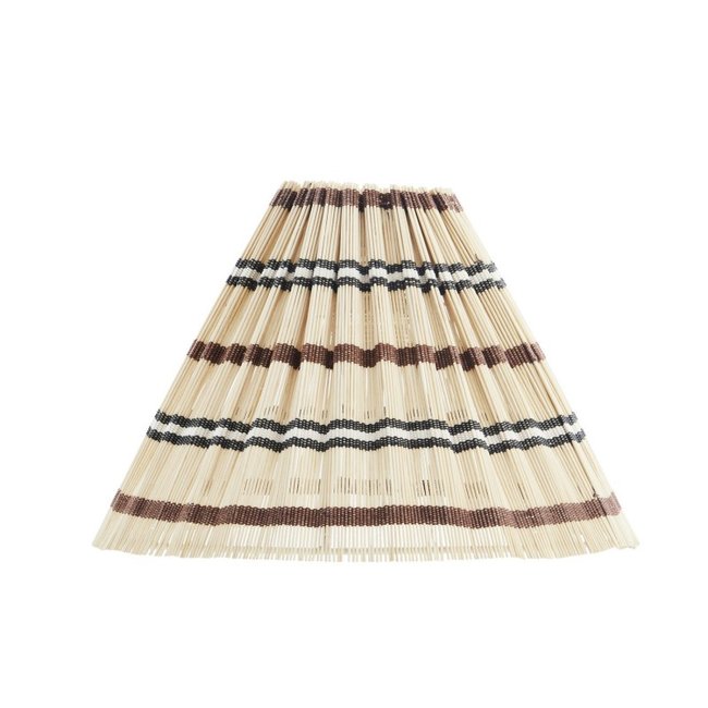 Abat-jour lampe bambou Couleur beige <span itemprop=