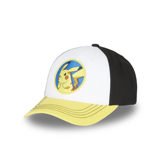 Casquette Pokemon Pikachu noir/jaune/blanc <span itemprop=