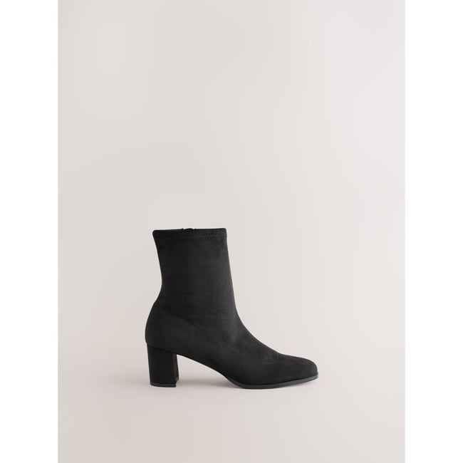 Bottines souples à bout rond forever comfort® noir <span itemprop=