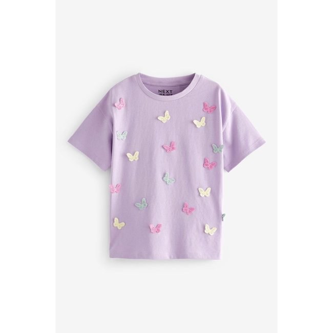 T-shirt papillon au crochet à manches courtes - NEXT