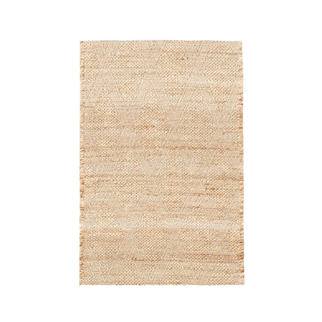 Tapis jute  Mara Couleur beige <span itemprop=