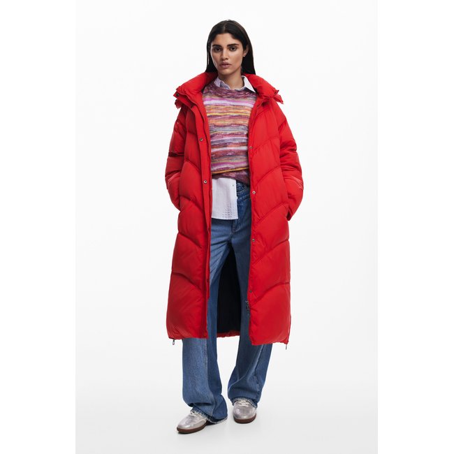Manteau long matelassé - DESIGUAL