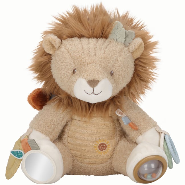 Peluche d'activités jaune <span itemprop=