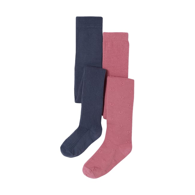 Lot de 2 collants mauve <span itemprop=