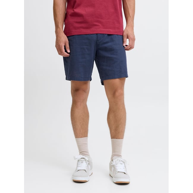 Short relaxed  bleu marine <span itemprop=