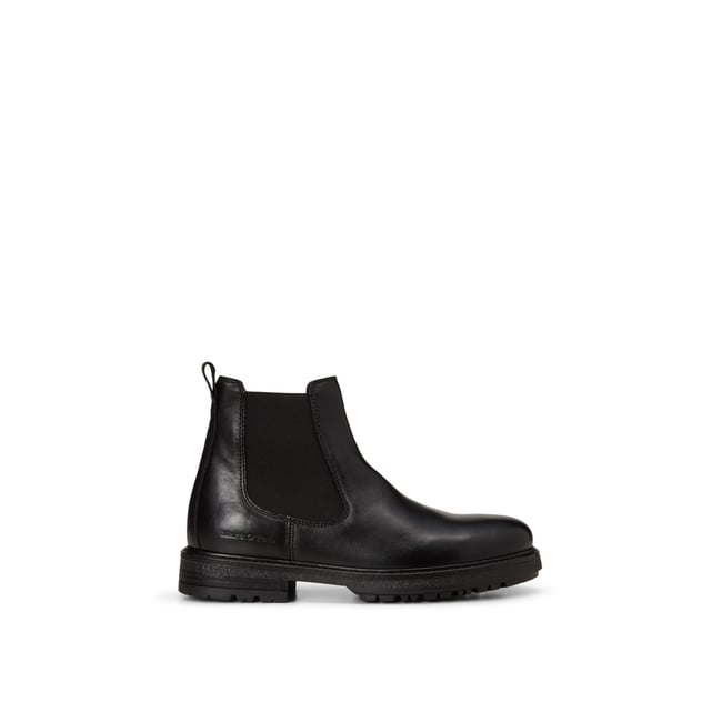 Bottines Chelsea, modèle Rony en cuir de vachette de qualité supérieure - MARC O'POLO