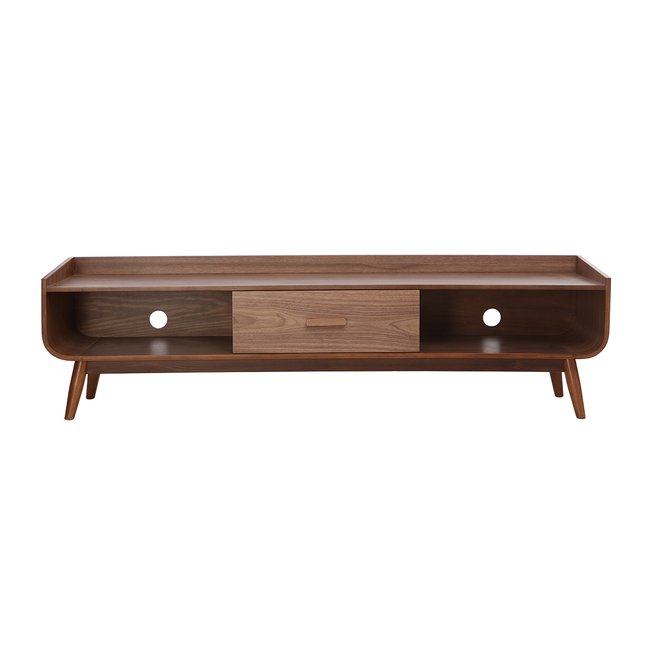 Meuble TV scandinave en bois L180 cm HALLEN - MILIBOO