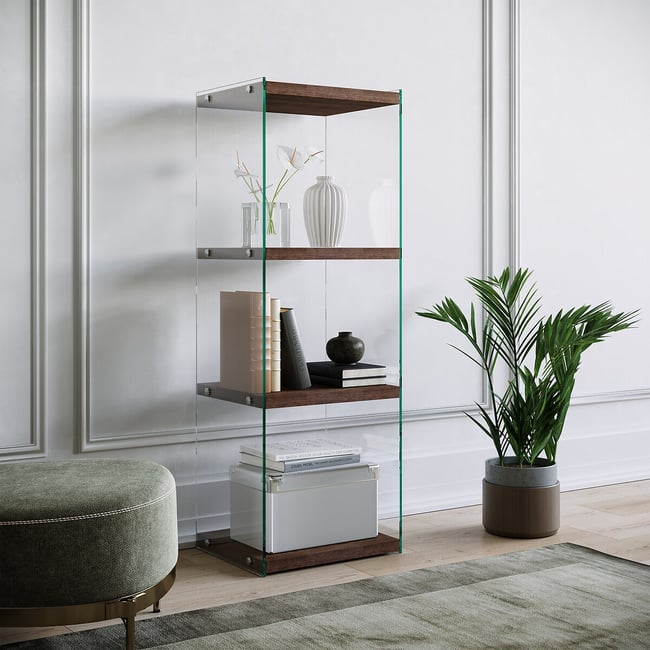 Полка для книг, R301 / Р301 ореховый SO'HOME