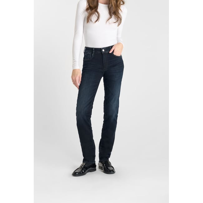 Jeans push-up droite taille haute PULP, longueur 34 blue / black <span itemprop=