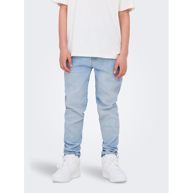 Jean coupe décontractée ONLY & SONS JUNIOR light blue denim <span itemprop=