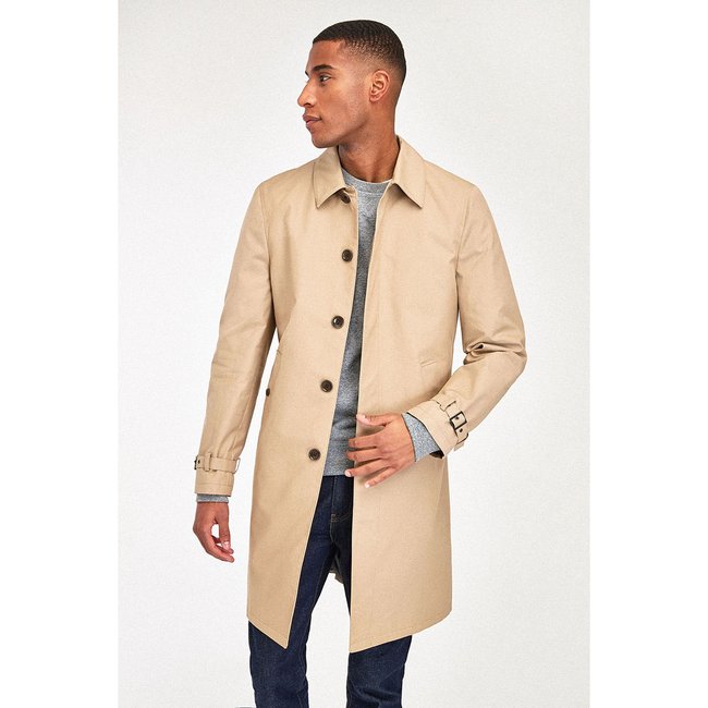 Manteau Imperméable Long British Millerain Signature beige stone <span itemprop=