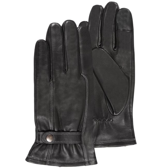 Gants tactiles noir <span itemprop=