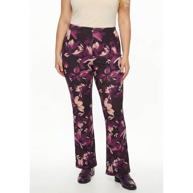Pantalon Flare Fit violet <span itemprop=