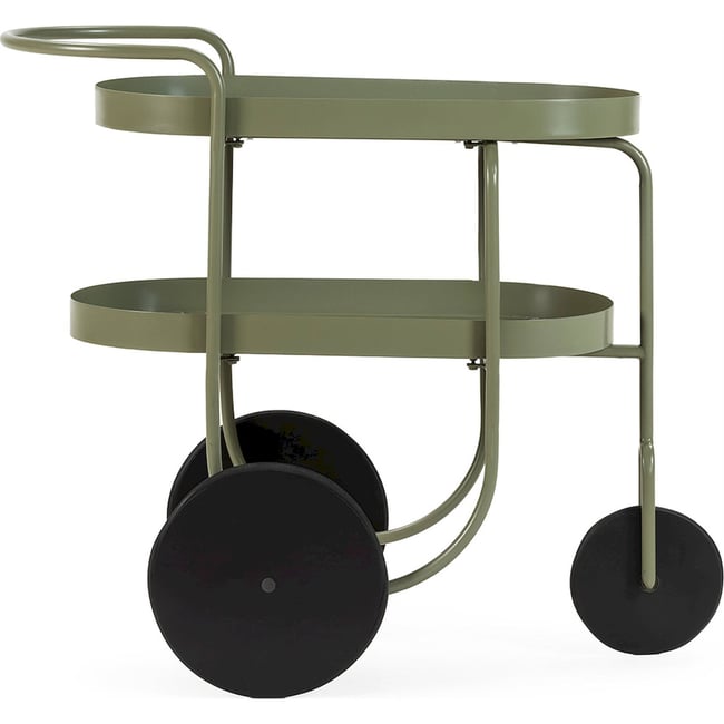 Desserte bar en métal Couleur vert et noir <span itemprop=