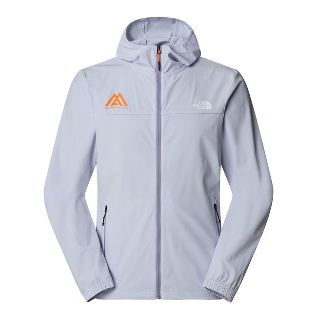 Manteau coupe-vent de training gris bleu <span itemprop=