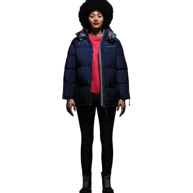 Veste matelassée CHRISTIAN LACROIX GALLICAN bleu marine <span itemprop=