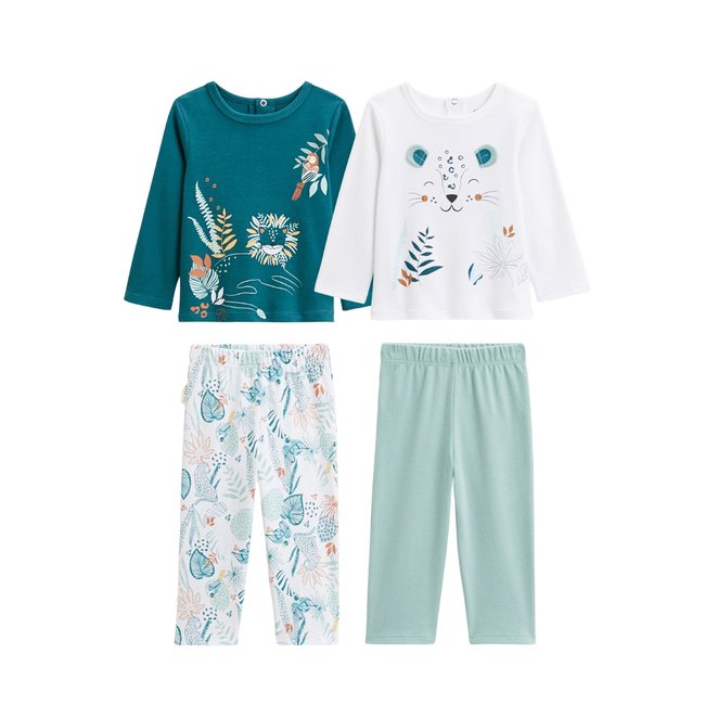 Lot De 2 Pyjamas Marks & Spencer Garçon 7-8 Ans (128 Cm) – Neuf Avec étiquettes – Lot Incomplet (manque Un Haut)