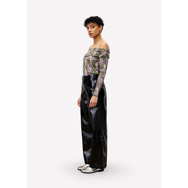 Top  col roulé LAURIER leo vert <span itemprop=