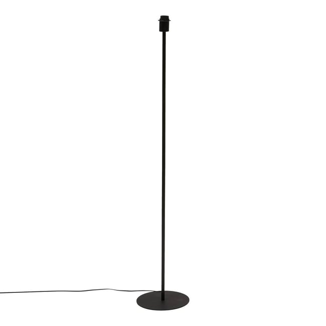 Pied de lampadaire en acier GALIA Couleur noir <span itemprop=