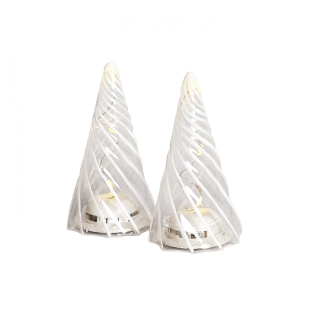 Sapin LED Vilma 11cm lot de 2 - SIRIUS