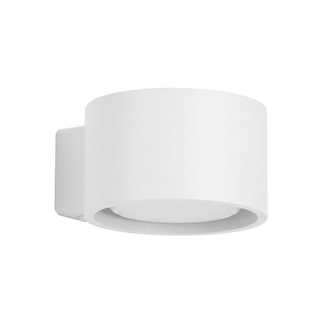Applique murale Aluminium Blanc Gx53 1 MODO Couleur blanc <span itemprop=