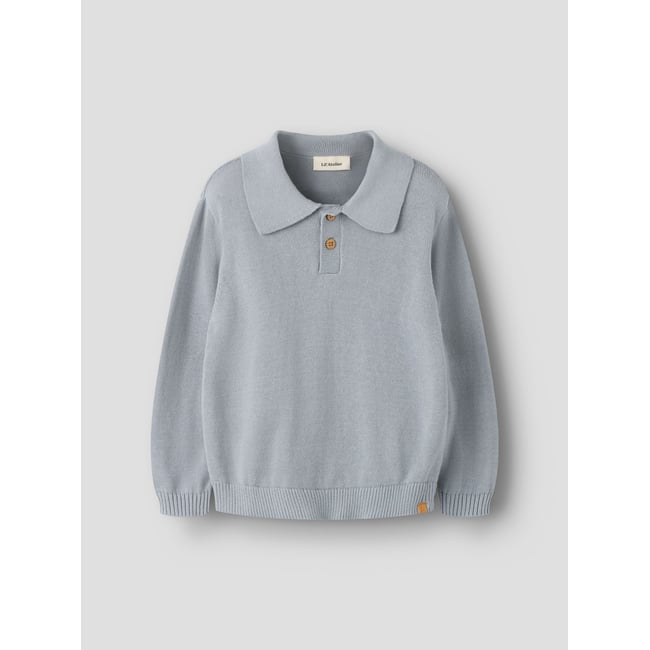 Polo bleu - sleet1 <span itemprop=