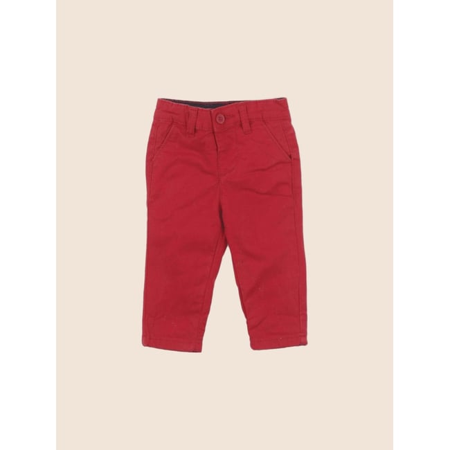 Pantalon - Très bon état rouge <span itemprop=