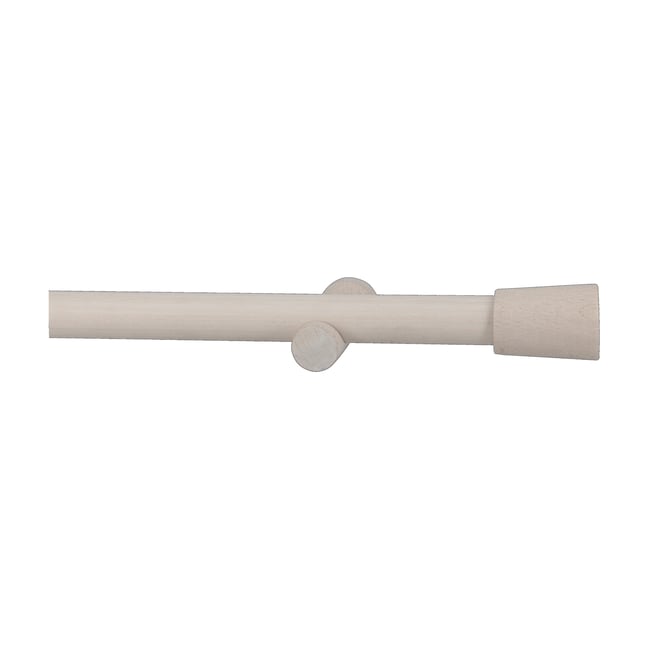 Kit tringle à rideaux en bois avec embout conique D28mm - MOBOIS