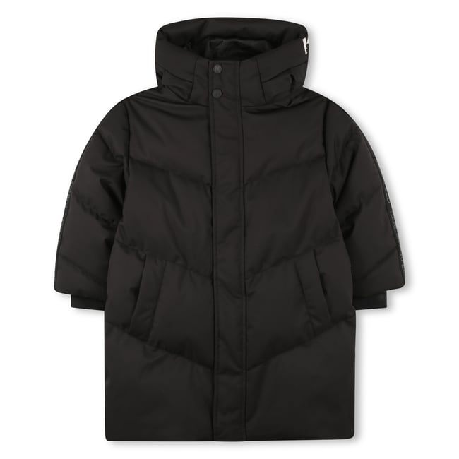 Veste à capuche black <span itemprop=