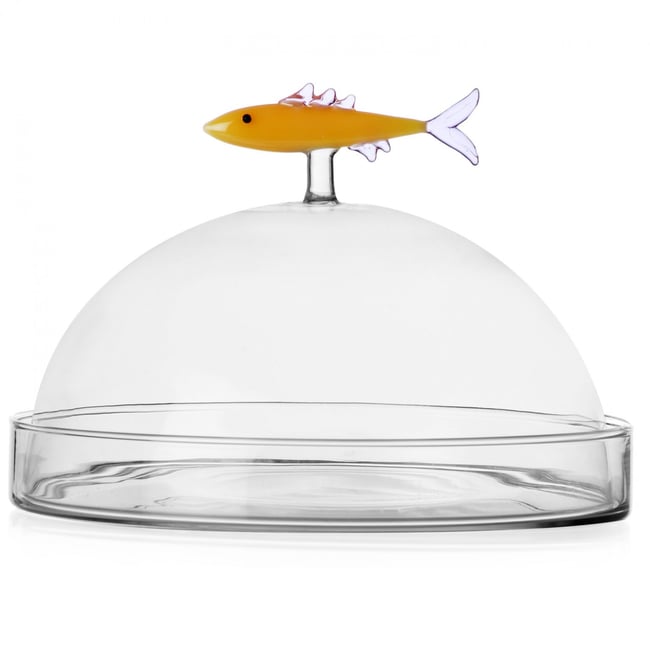 Cloche et Assiette Sardine Couleur v021700 <span itemprop=