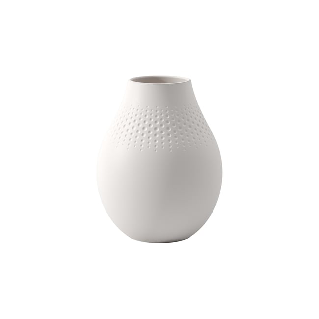 Vase Perle Haut MANUFACTURE Couleur blanc <span itemprop=