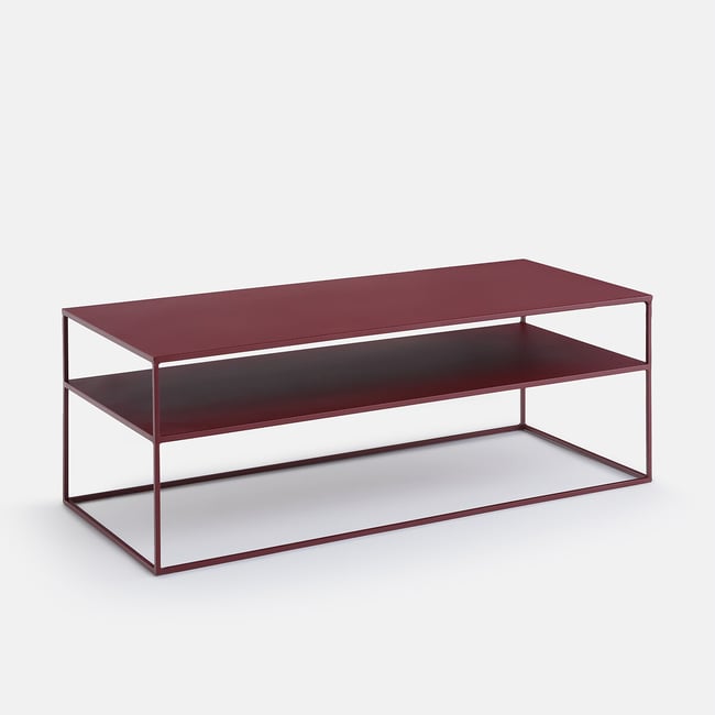 Table basse double plateau en métal acier, MIVA - LA REDOUTE INTERIEURS