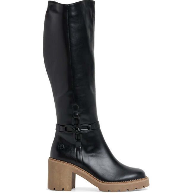 Bottes zippée noir nature <span itemprop=