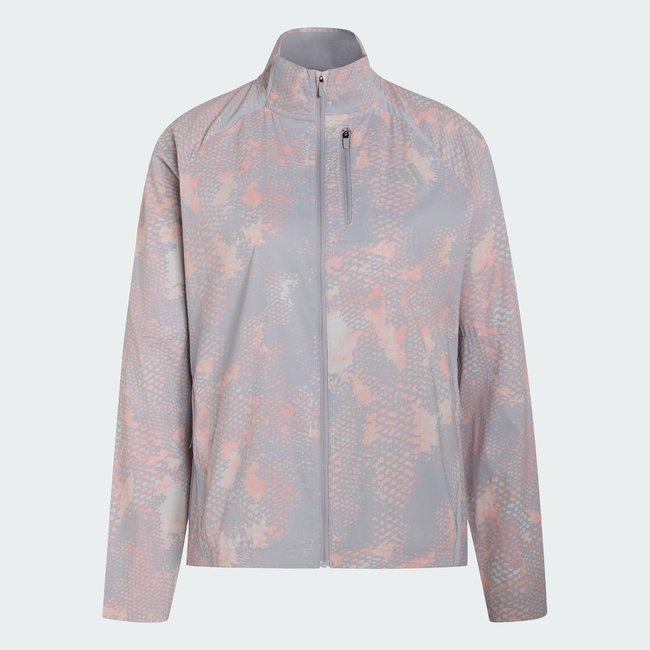 Veste de running ADI365 Animal Print Iconic grey one / semi frozen turbo / glory grey <span itemprop=