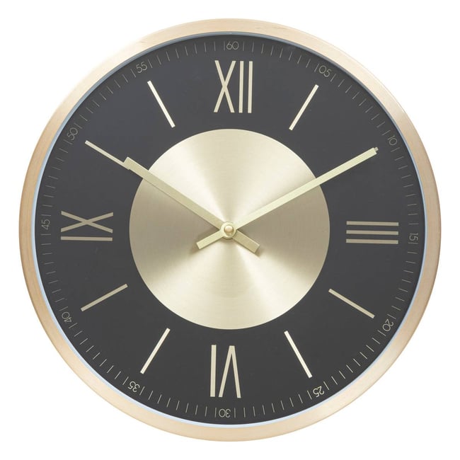 Horloge Murale Sonika Beige Atmosphera - Diamètre 74 Cm - Design Horloge De Poche Vintage