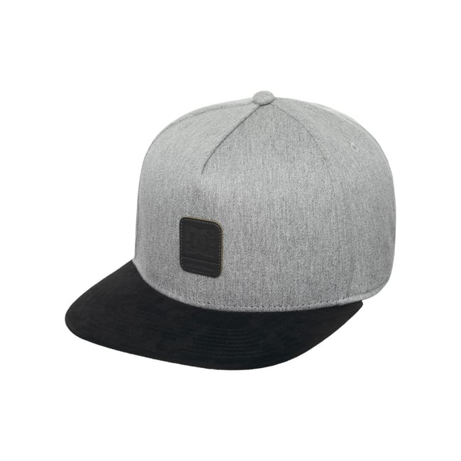 Casquette snapback BRACKERS. gris grey heather <span itemprop=