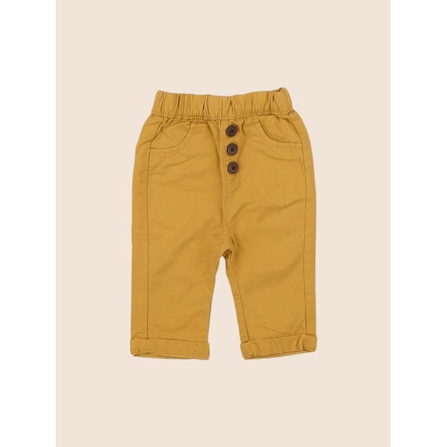 Pantalon - Très bon état jaune <span itemprop=