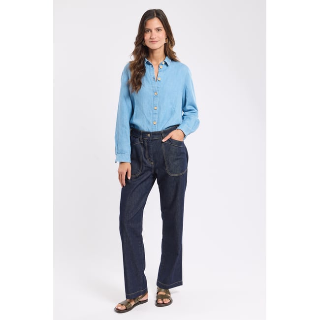 Jean taille élastique en coton - ARMOR-LUX
