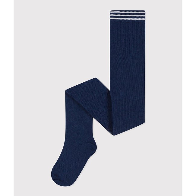 Leotardos lisos azul oscuro <span itemprop=