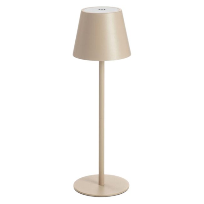 Lampe Sans Fil extérieur IP44 Pol beige sable Couleur beige <span itemprop=