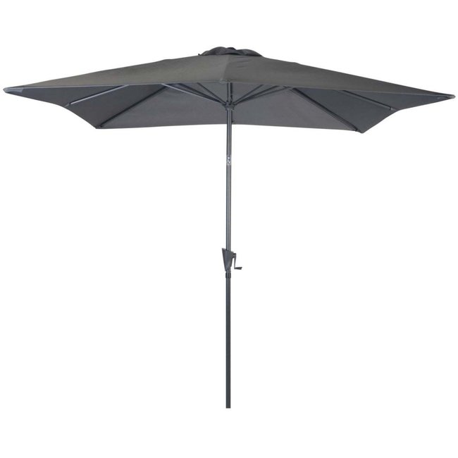 Parasol carré en aluminium avec manivelle 2,5m Tilt - PROLOISIRS